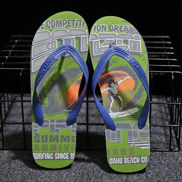 

slippers men flip flops summer beach shoes sandals male slipper casual flat zapatillas de hombre comfortable, Black