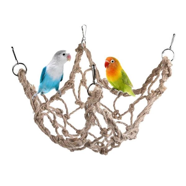 

other bird supplies pet climbing net parrot toys rope training cage toy bed