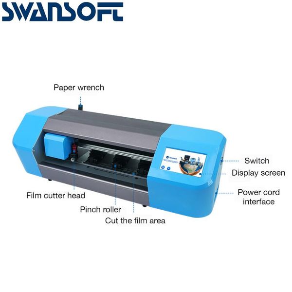 

power tool sets sunshine ss-890c auto film cutting machine mobile phone tablet front glass back cover protect cut protective tape
