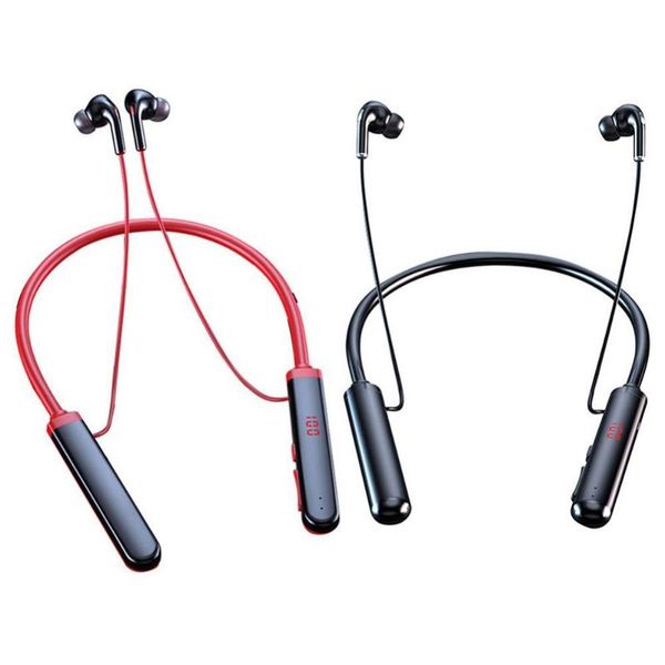 

long standby stereo wireless neckband earphones music sports headset cell phone