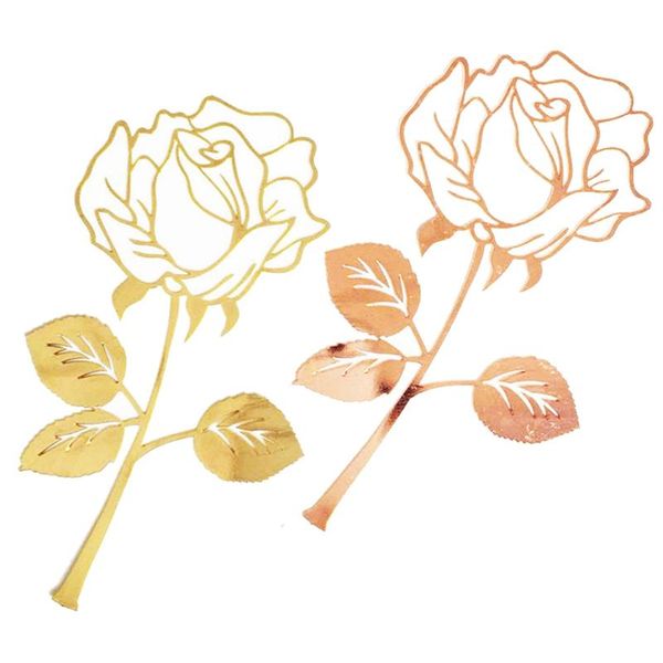 

bookmark rose metal stainless steel valentine's day creative gift