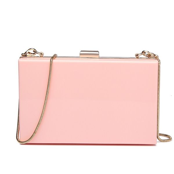 

evening bags acrylic box clutch handbag chain women es ladies party female purses shoulder bag for wedding/dinner wwt9