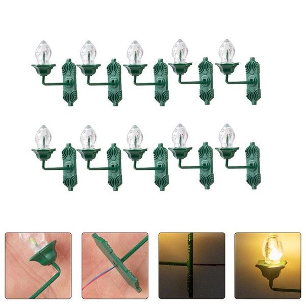 

wall lamp 10pcs mini luminous models sand table building diy materials