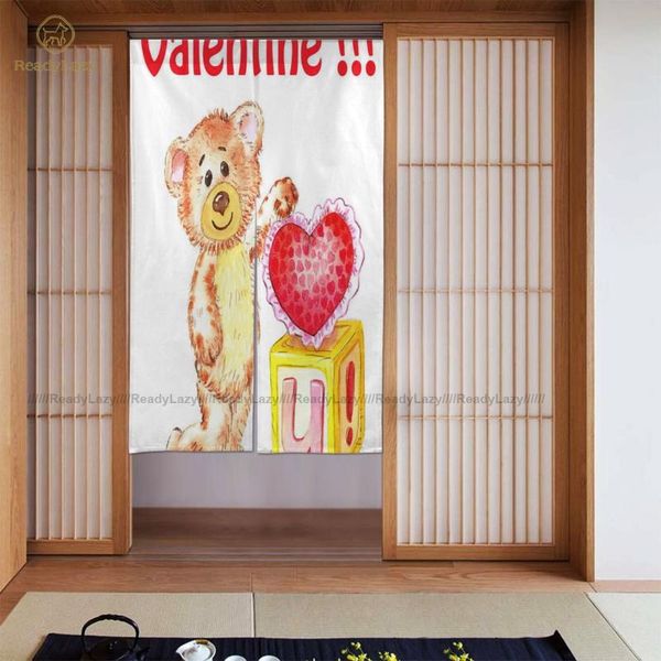 

teddy bear curtains double washable door curtain aesthetic cottages & drapes