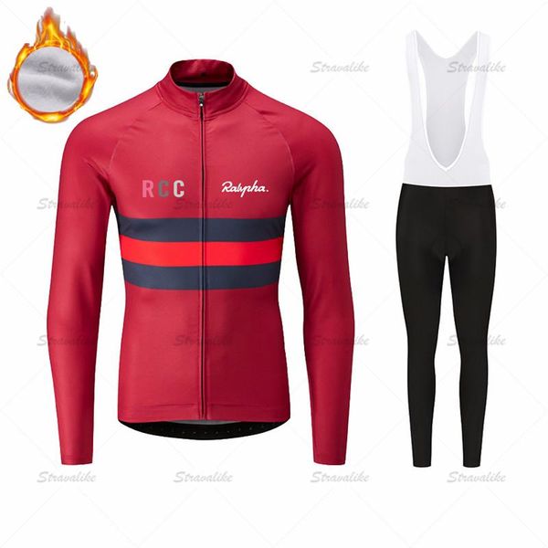 

racing sets winter cycling clothing men's long sleeve fleece jersey boys breathable ropa ciclismo invierno hombre termica raphlva, Black;blue