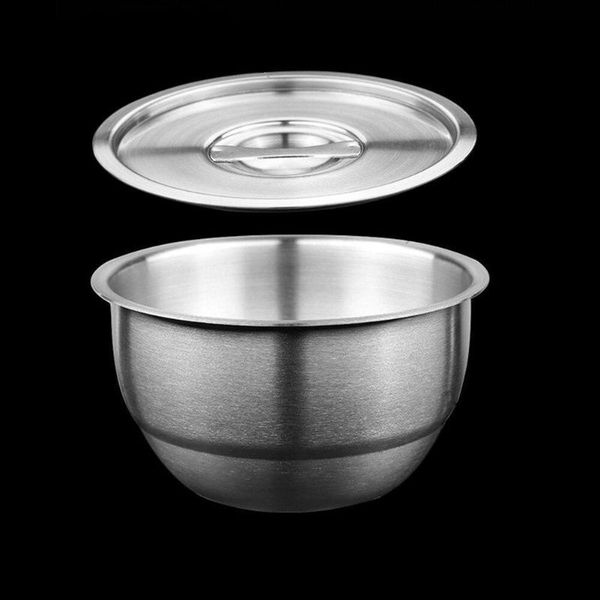 

bowls stainless steel bowl with cover egg vegetable kitchen tableware
