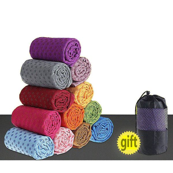 

yoga mat antiskid towel girl fitness blanket pad pvc wear resistant and sweat absorbing blankets