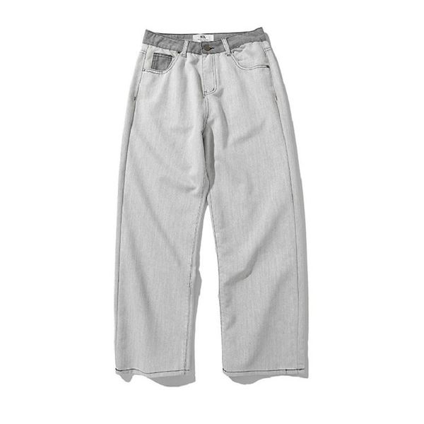 

men's pants mens jeans loose straight trousers fall fashion trend daily long, Black