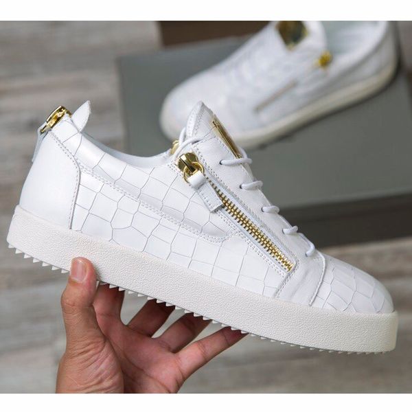 

2021 ss men's and women's shoes fashion brand casual designer lace-up zipper couple luxury sneakers size 35-45, Red;white