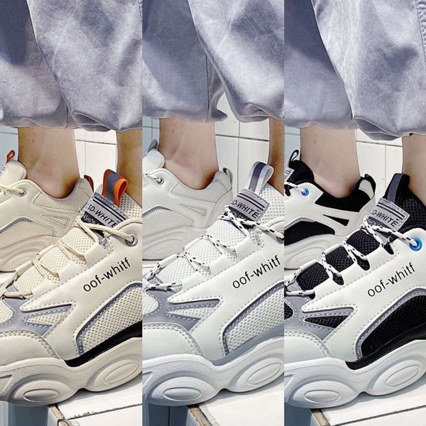 

casual shoes 2021 spring new men's shoes trend sports casual light and versatile casual iq6k, Black