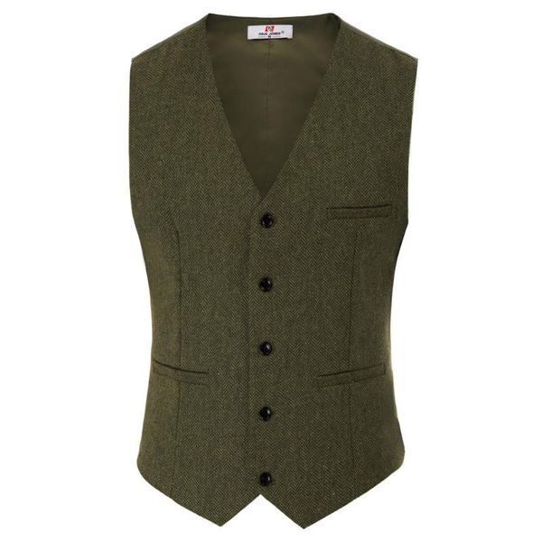 

men's vests mens slim&fit v-neck single breasted handkerchief hem waistcoat vest coat, Black;white