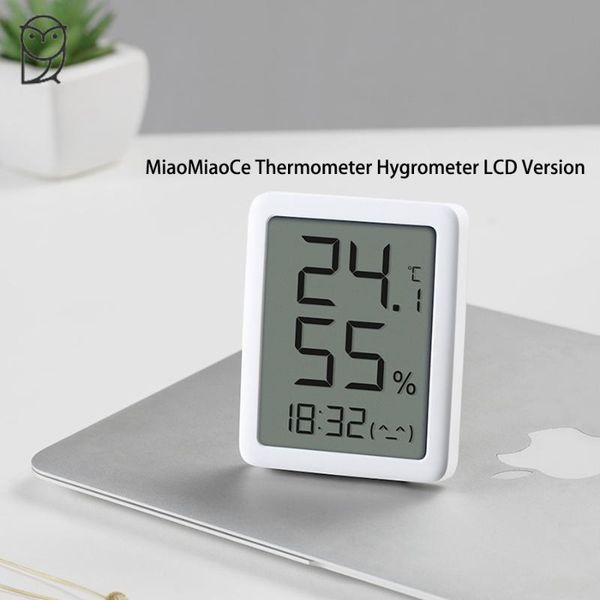 

smart home control mmc miaomiaoce thermometer hygrometer lcd large digital display electronic indoor baby room high precision screen