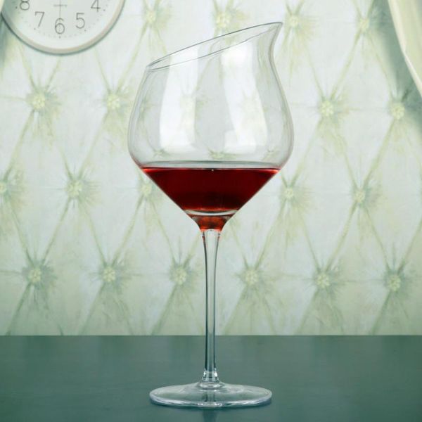 

180~520ml creative 3 styles wine bevel glass cup duckbill champagne style artistic conception tasting bordeaux glasses