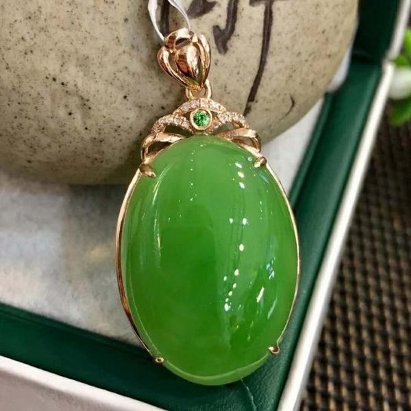 

lockets hetian biyu dadan face pendantj71#, Silver