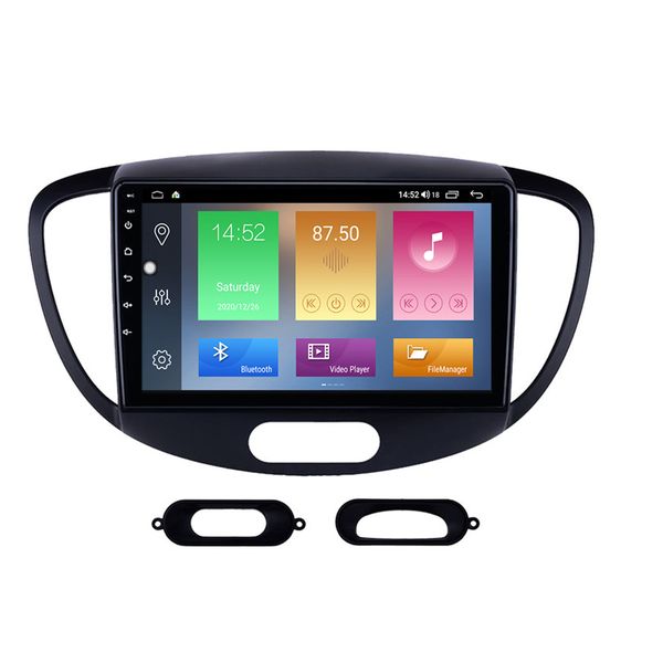 Universeller Auto-DVD-Player, Stereo-GPS-Navigationsradio, Android für alten Hyundai I20 2010–2013, 22,9 cm (9 Zoll), mit 1080P-Video, Bluetooth, WLAN, unterstützt Carplay, digitales Fernsehen