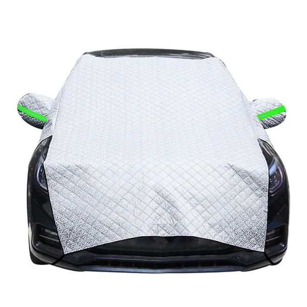 

car sunshade snow cover front windshield half anti-frost and snow-proof lengthened thickened anti-e winter supplies 1p