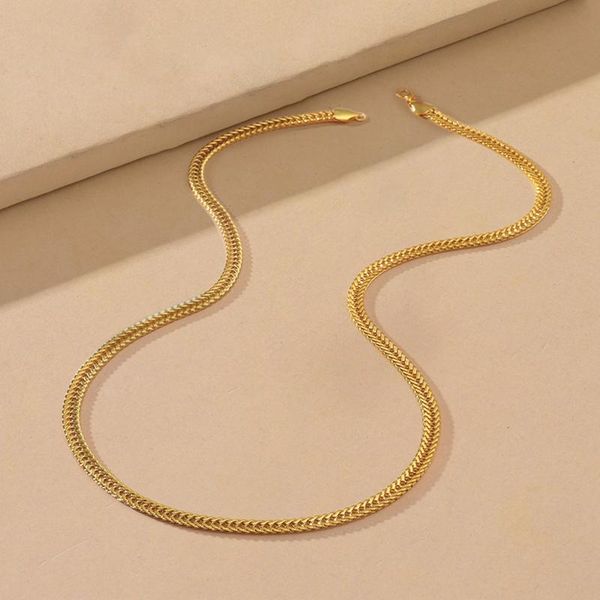 

pendant necklaces gold link chain necklace hip hop punk cuban long, Silver