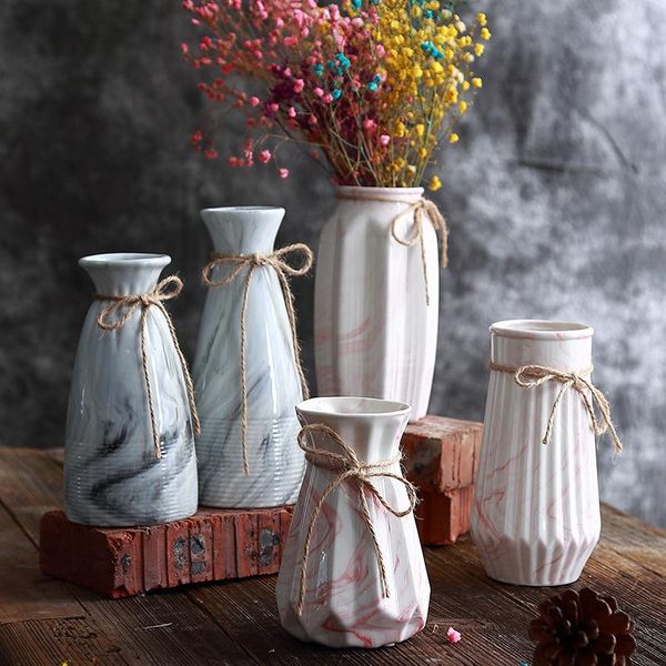 

vases europe brief madiamond porcelain vase modern fashion ceramic flower room study hallway home wedding decoration m $