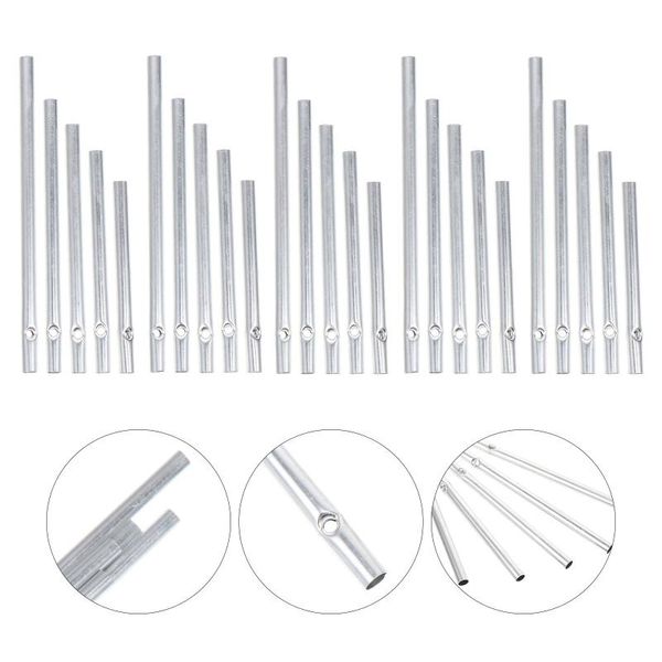 

decorative objects & figurines 25pcs aluminum wind chime pendant tube diy