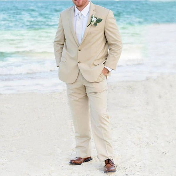 

men's suits & blazers 2021 custom fashion lapel big size slim fit ivory groomsman tuxedos suit wedding men costume blazer pants, White;black