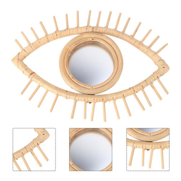

mirrors 1pc creative woven style mirror household wall decor