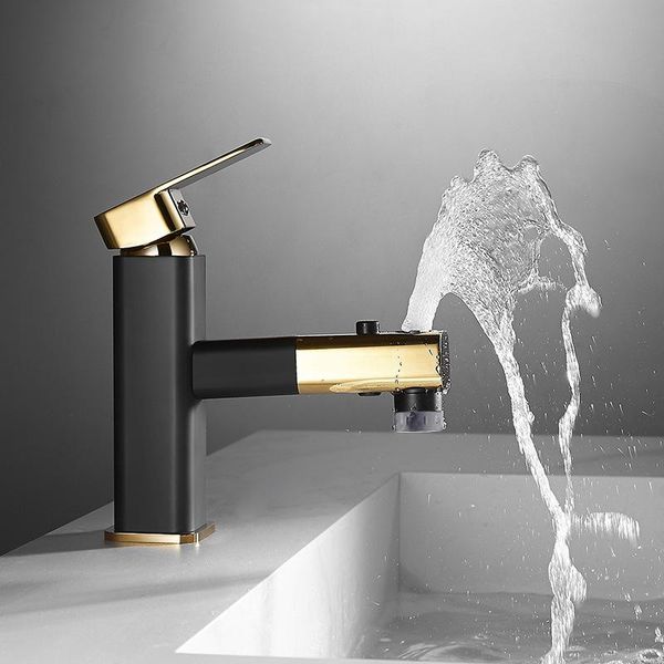 

pull out bathroom basin sink cold water mixer aerator tap up and down outlet mode faucets shower kitchen faucet