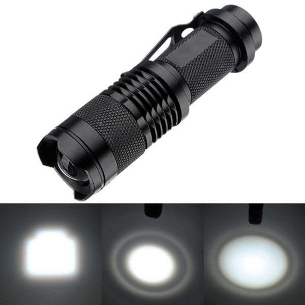 

mini q5 led torch adjustable focus zoom light lamp bike lights
