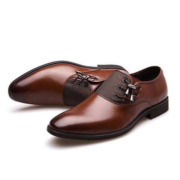 

dress shoes designer men's mens classic point toe black oxfords for business formal men fashion party