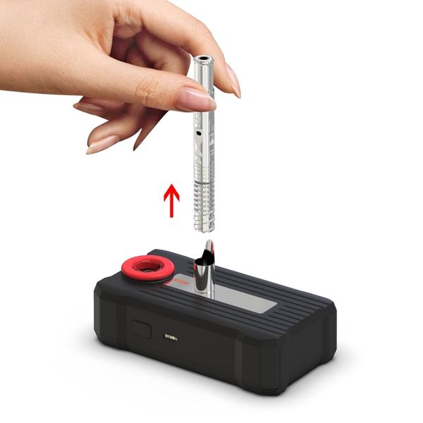 

2021 Newest Smoking Pipes WDLX Induction Heater Kit With Quartz Dry electric wax vaporizer Automatically Detections 4-6 Seconds Fast Warming