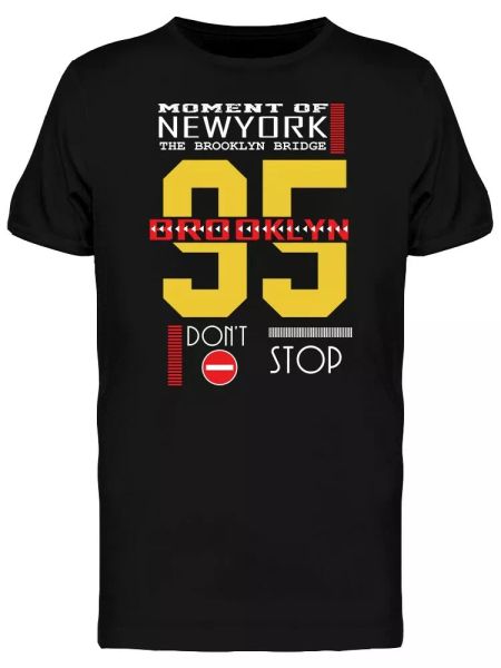 

new york dont smen's tee -image by shutterstock, White;black