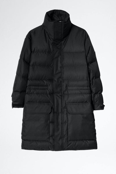 

women's down & parkas women fashion simple solid color high collar coat, Black