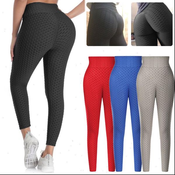 

womens leggings high waist workout leggins women fitness ruched butt lifting stretchy push up fashion solid color pants, Black