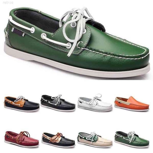 

fives mens running shoes leather british style black white brown green yellow red fashion outdoor comfortable breathable
