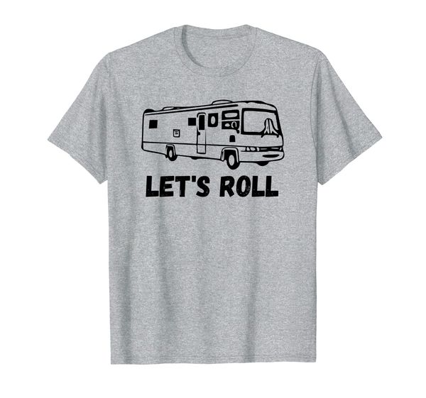 

lets roll class a motor home t shirt, White;black