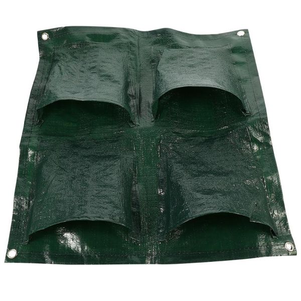 

storage bags 1pc multi-pocket planting pouch vertical bag wall hanging