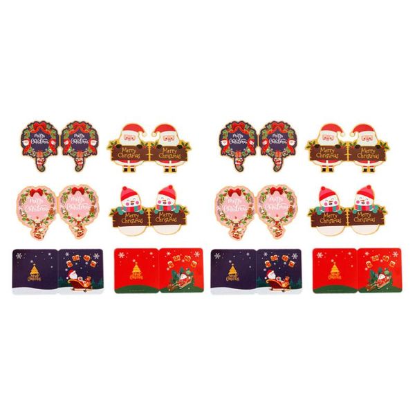

greeting cards 24pcs festival creative christmas xmas blessing