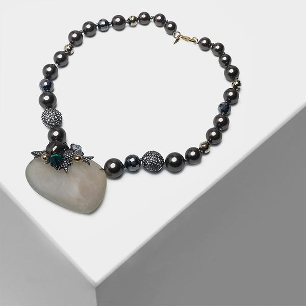 

pendant necklaces amorita boutique irregular vintage necklace, Silver