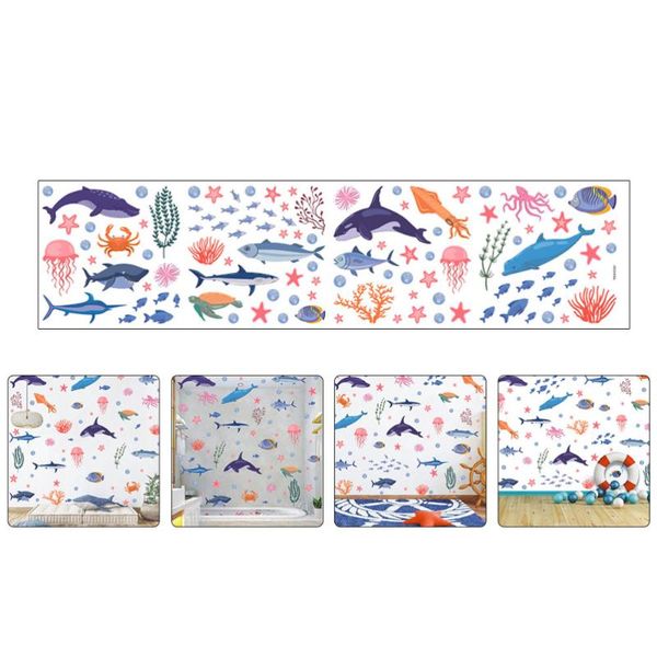

wall stickers 1pc bathroom sticker living room ornament (colorful)