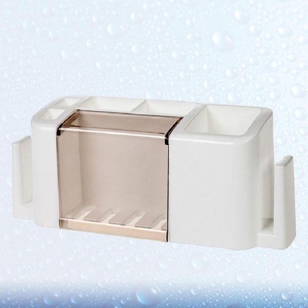 

bath accessory set 1pc toothbrush rack multifunctional wall mounted durable holder