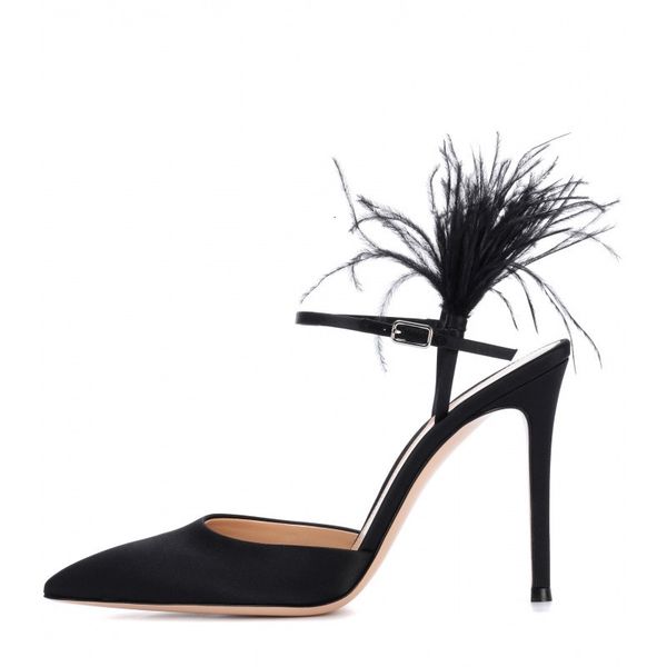 

sandal woman 2021 bring sharp-tipped sandals high-heeled shoes, Black