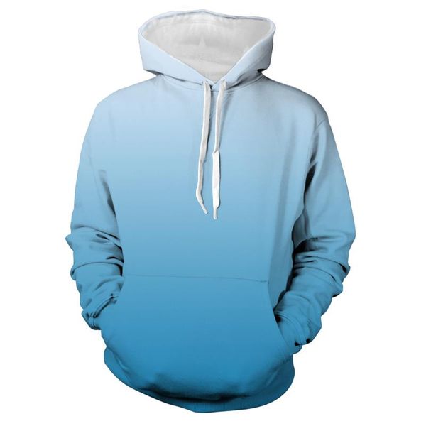 

men's hoodies & sweatshirts autumn 3d hoodie printing colorful gradient color sweatshirt bright street guard clothing accessories, Black