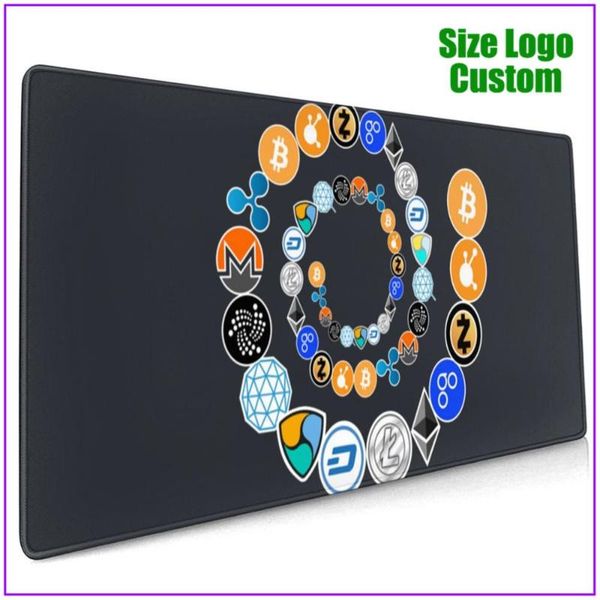 

mouse pads & wrist rests cryptocurrency spiral ethereum litecoin crypto network xmr qtum pad with support gel alfombrilla escritorio