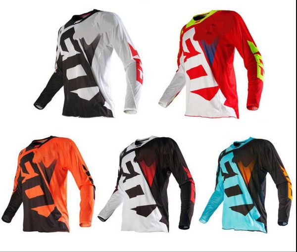 

off-road motorcycle downhill jersey, polyester quick-drying long-sleeved t-shirt, the same style is customized