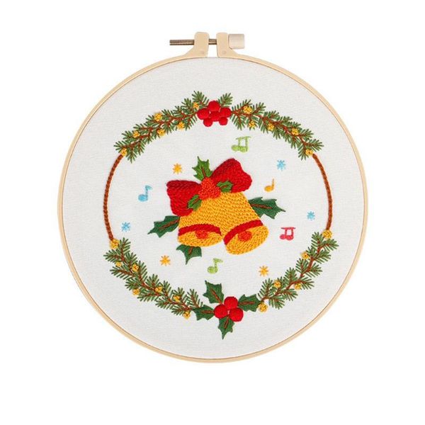 

other arts and crafts christmas embroidery set diy material bag cross stitch kit beginner punch needle sewing accessories