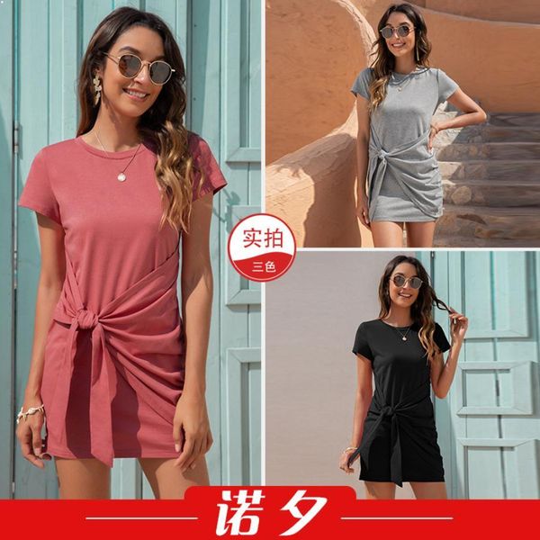 

black woman clothing women designers dress made in china outfits simplicity vintage plus size blouses short sleeve dresses summer clothes 20, Black;gray