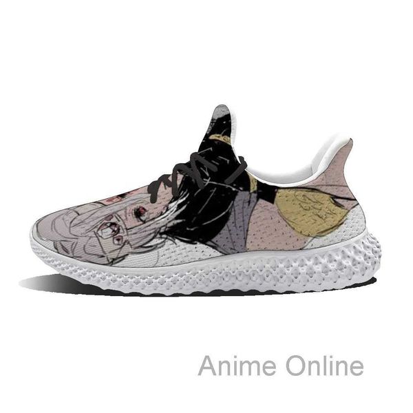 

spring uzui tengen anime pattern breathable lace-up shoes