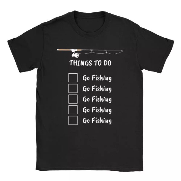 

go fishing mens t-shirt fly fish angling gift for dad, White;black