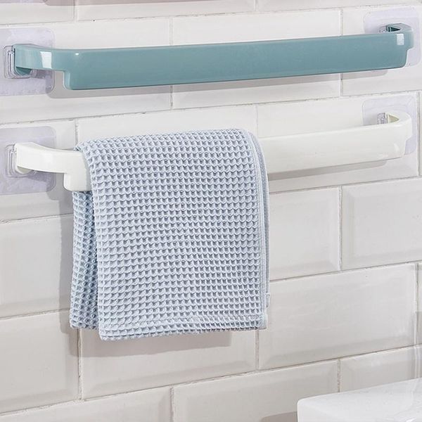 

towel racks wall mounted hanger bathroom bar shelf roll holder hanging hook organizer self-adhesive rack