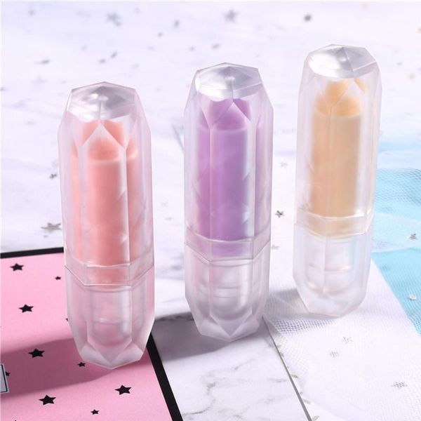 

storage bottles & jars 12.1mm acrylic ins elegant empty lipstick tube transparent matte diy lip stick refillable bottle makeup tool acc