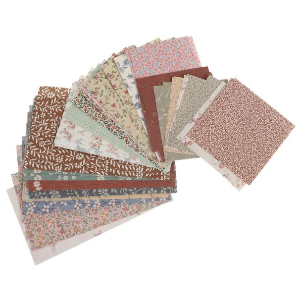 

other arts and crafts 5 sets floral printing paper journal diy material hand account craft
